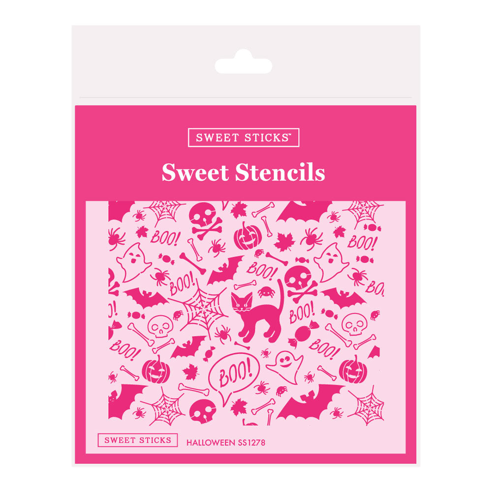 Sweet stick stencil Halloween design