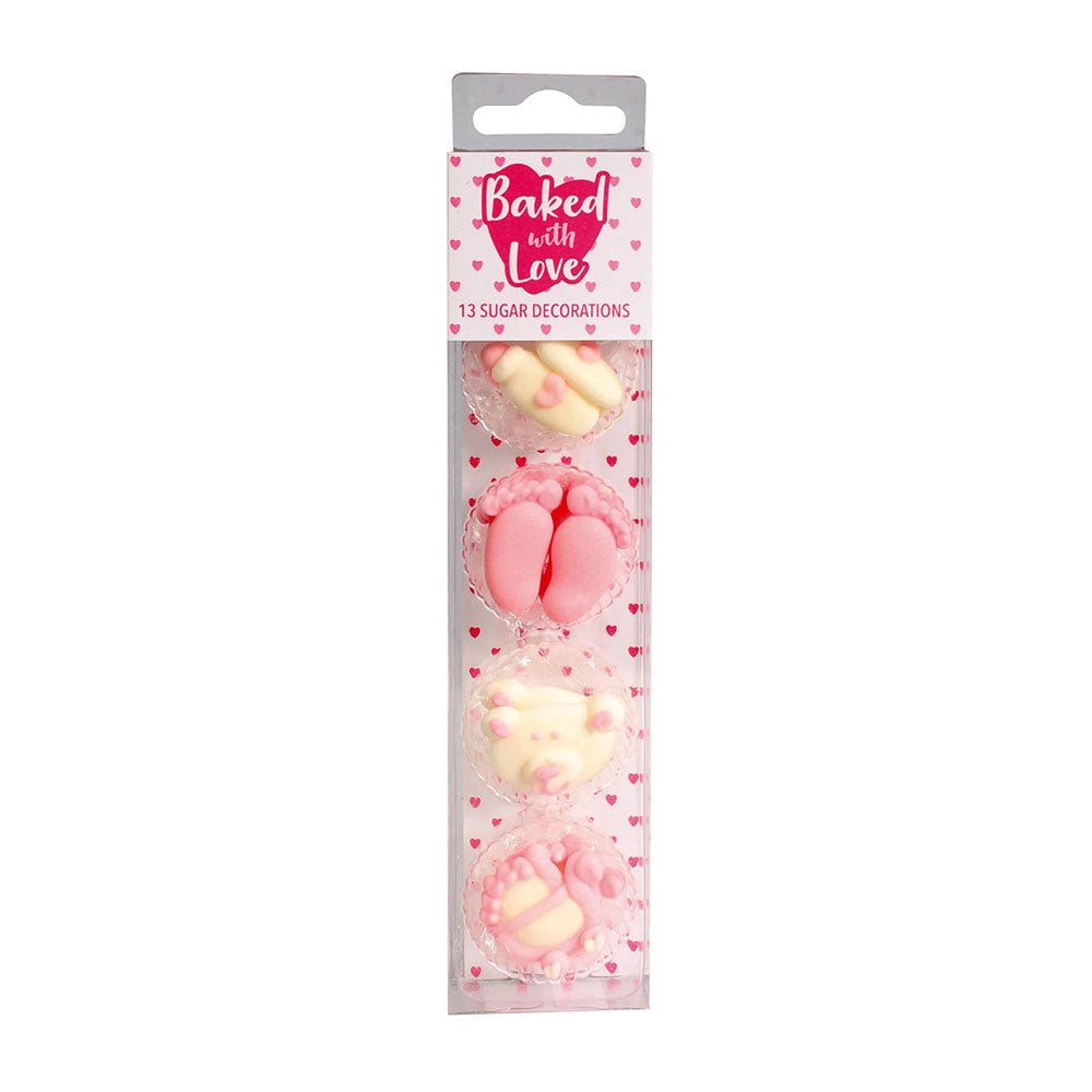 culpitt baked with love baby girl sugar pipings