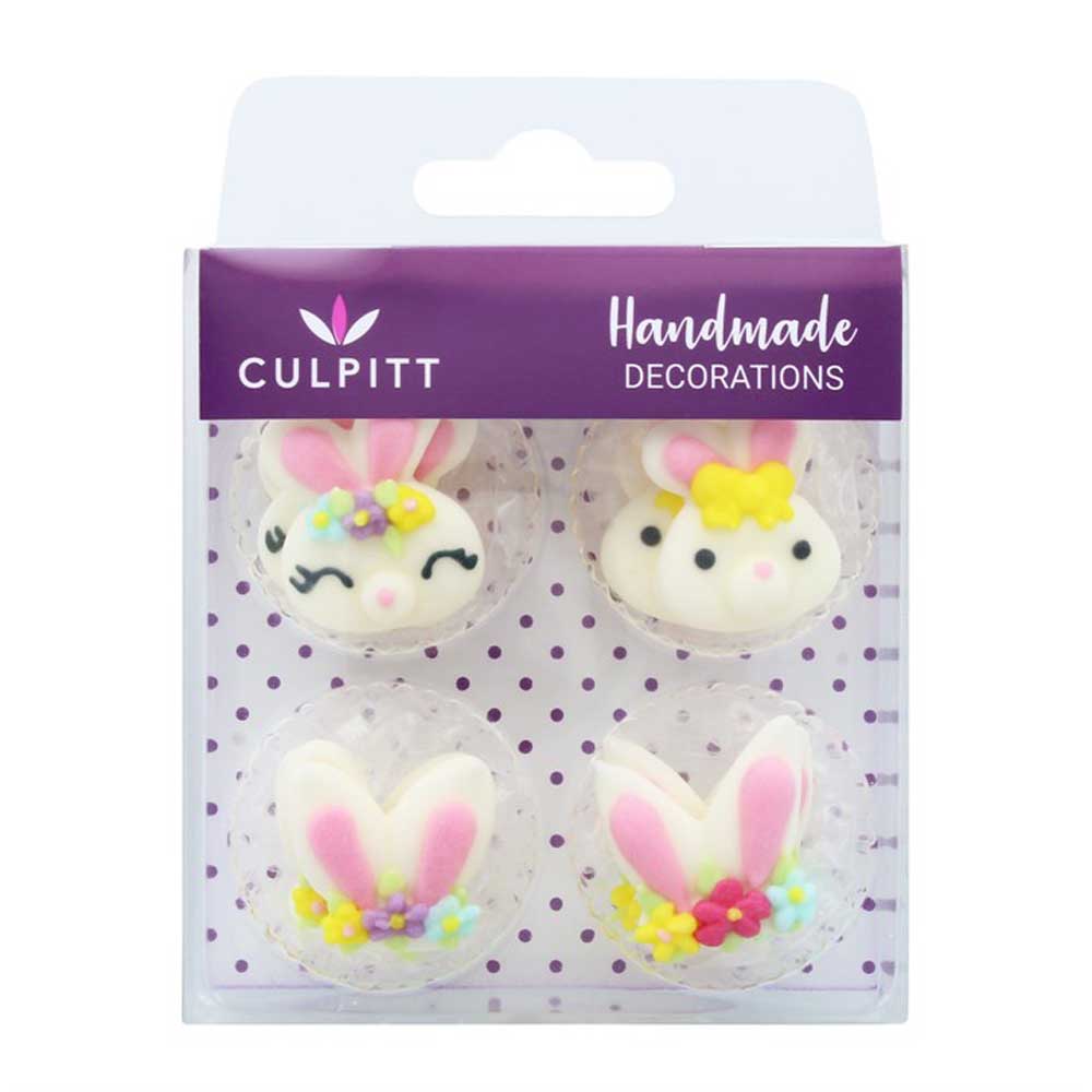 Culpitt Easter Sugar Decorations Bunny Collection