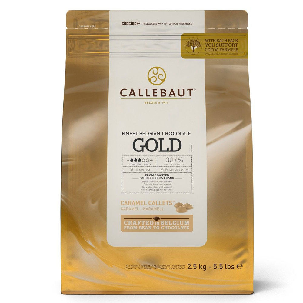 callebaut caramel gold chocolate