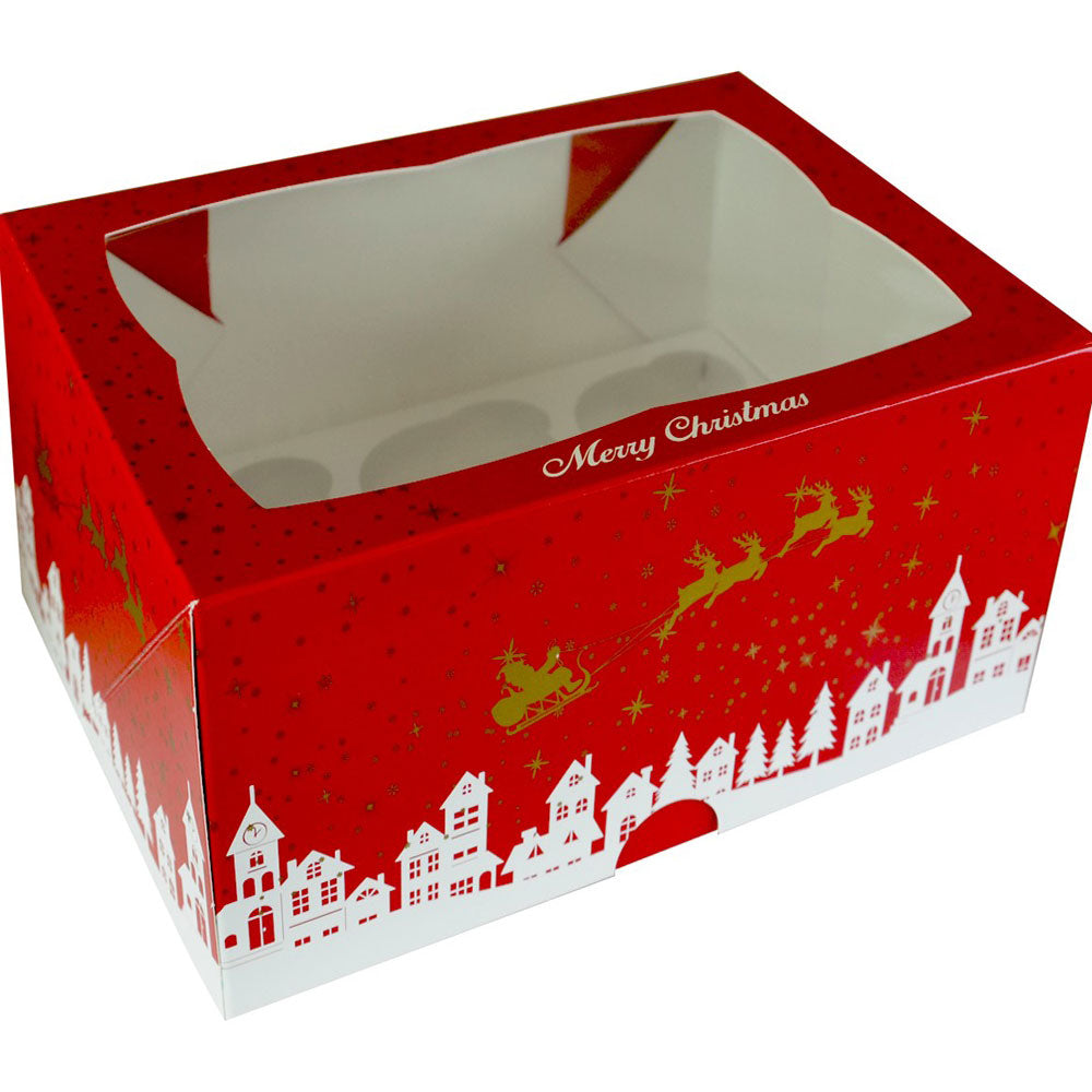christmas cupcake box