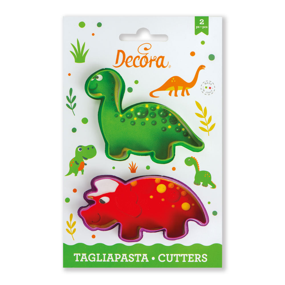 decora cookie cutter set dinosaur