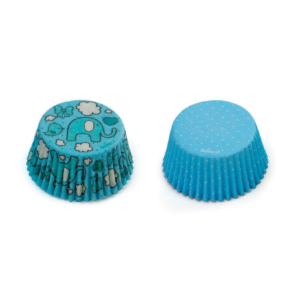 decora blue cupcake cases