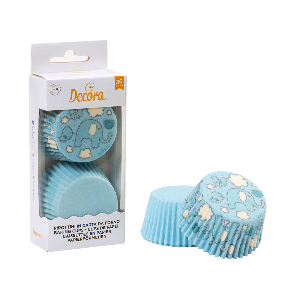 decora blue cupcake cases