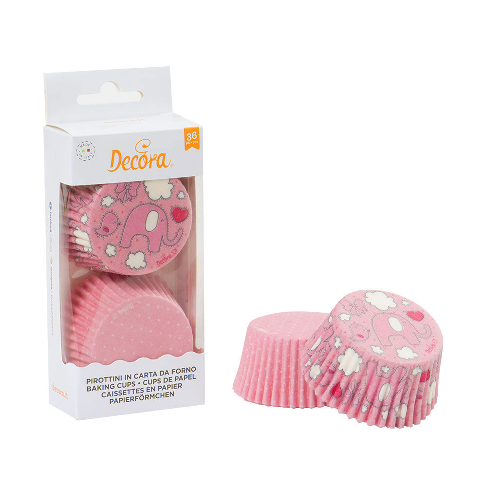 decora pink cupcake case