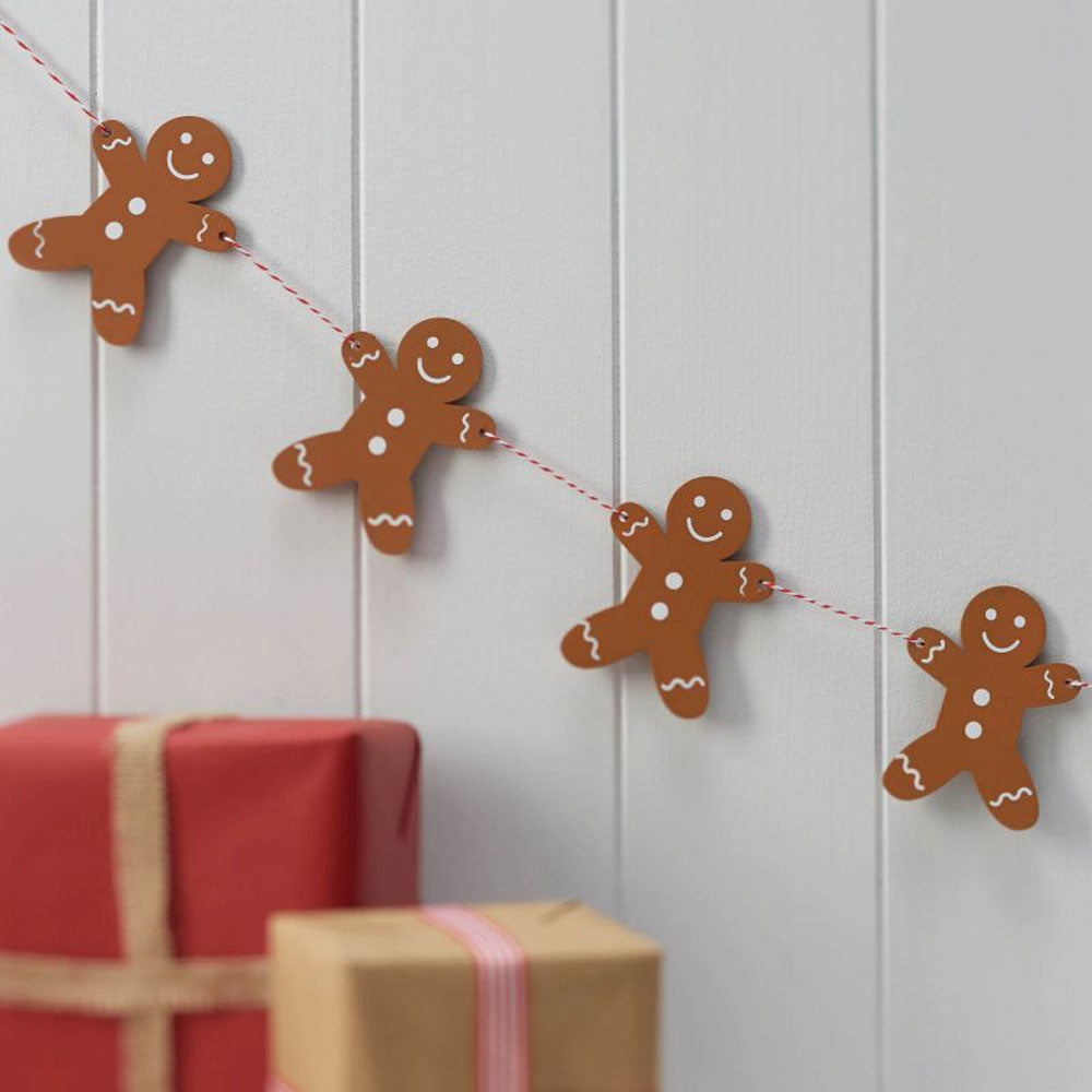 gingerbread men bunting
