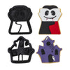 halloween house and Dracula cookie cutter