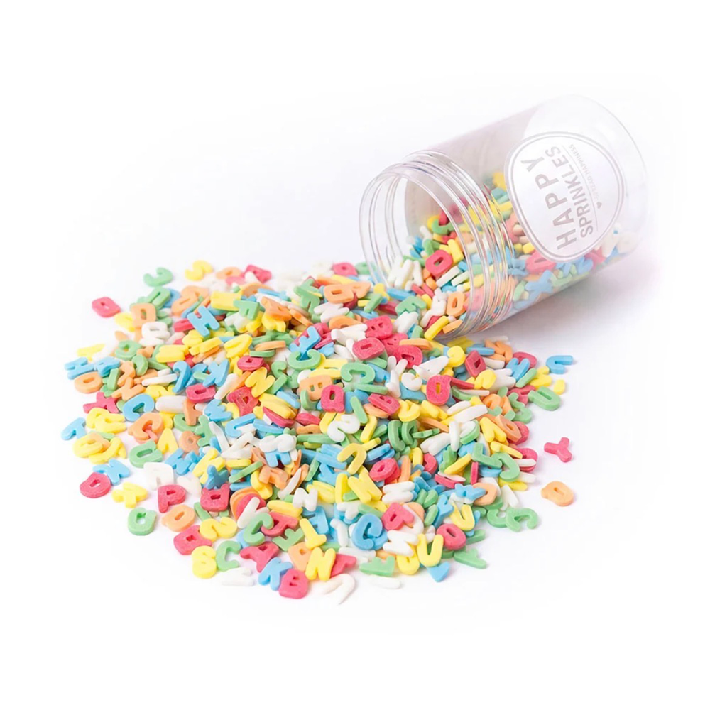 Happy Sprinkles Say it with Letters sprinkles