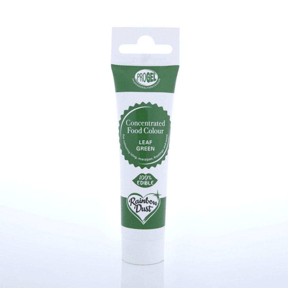 progel leaf green food colouring paste