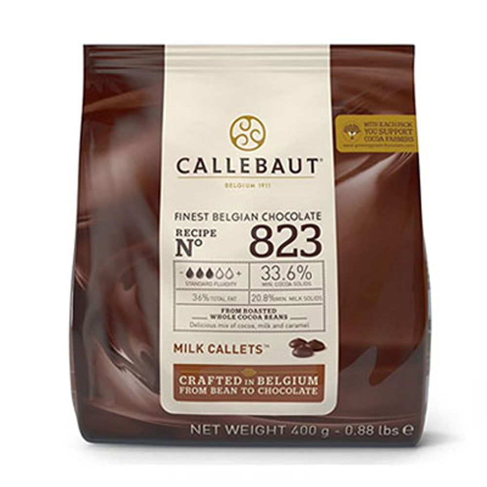callebaut milk chocolate 400g