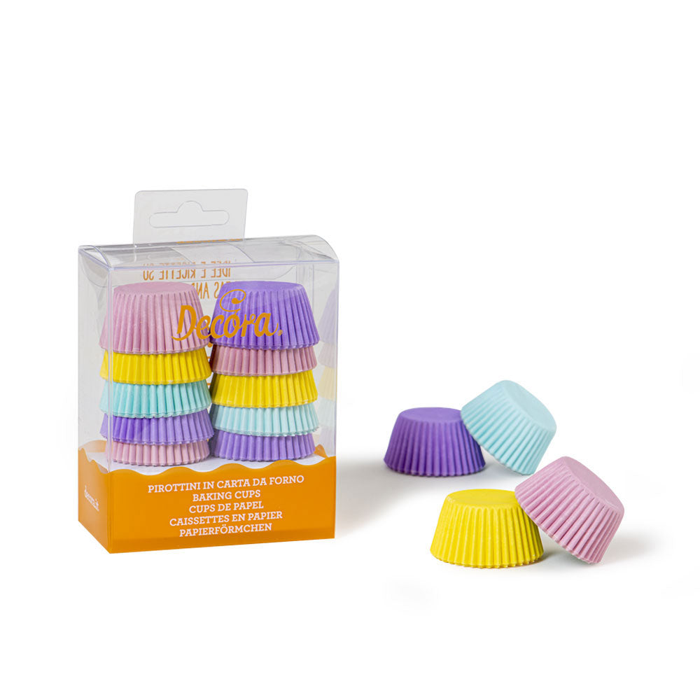 mini cupcake case pastel