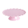 pink cake stand wave