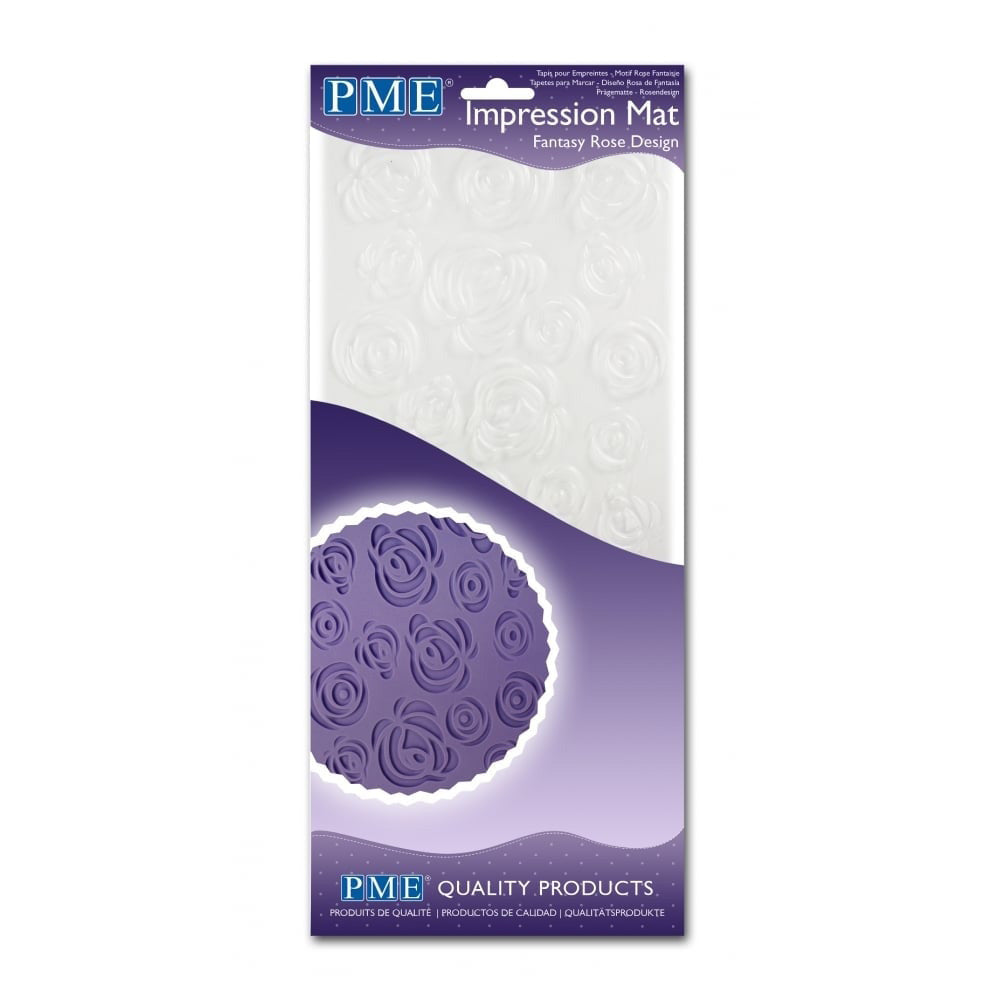 pme fantasy rose design impression mat
