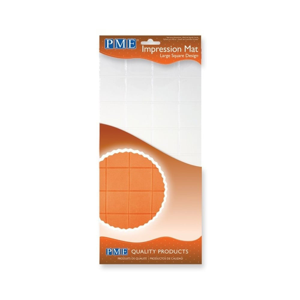 pme large square design impression mat