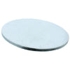 round cake drum silver