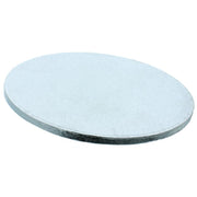 round cake drum silver