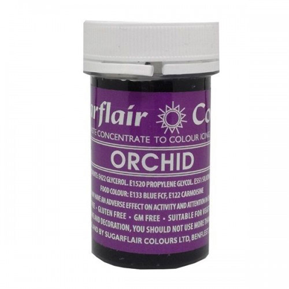 sugarflair orchid food colouring