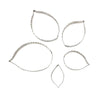 suzanne esper rose leaf set of 5