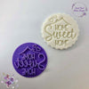 fondant stamp home sweet home