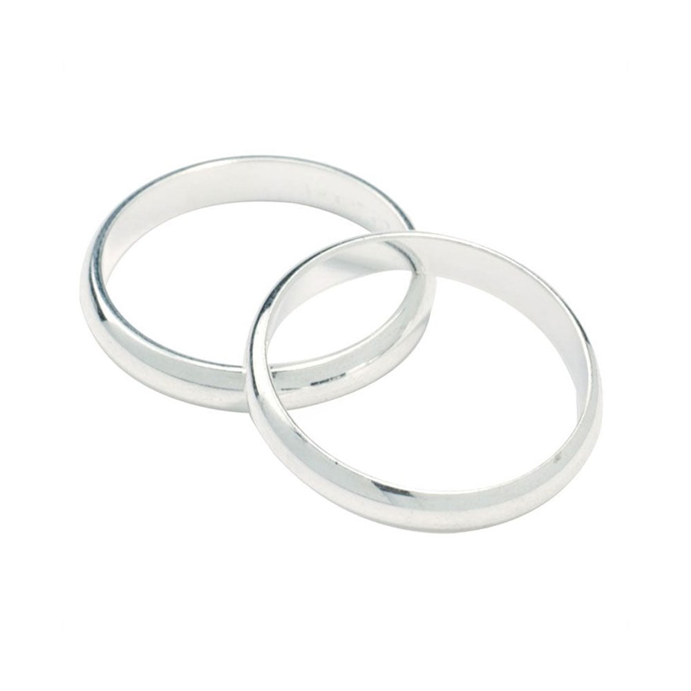 wedding band silver