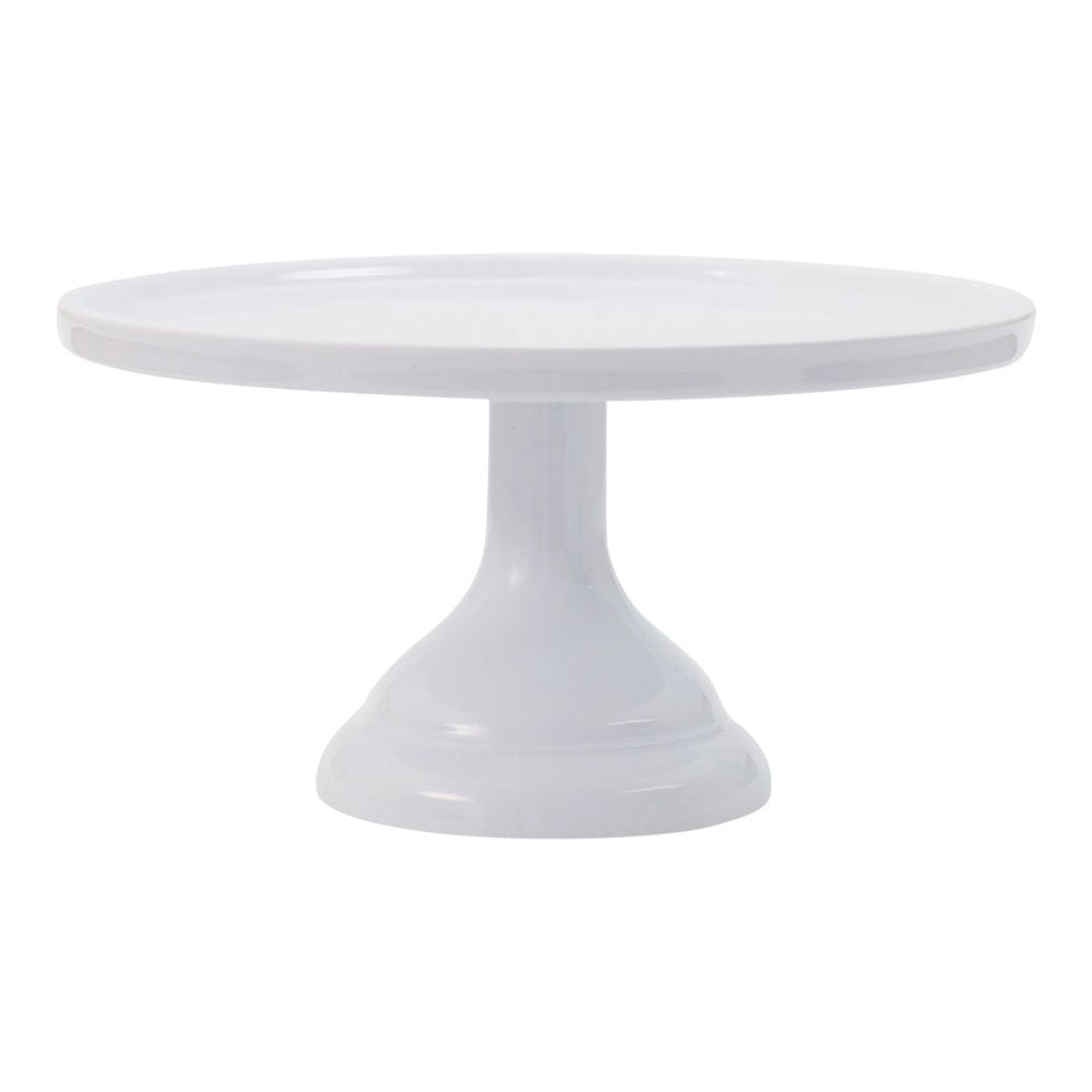 white cake stand