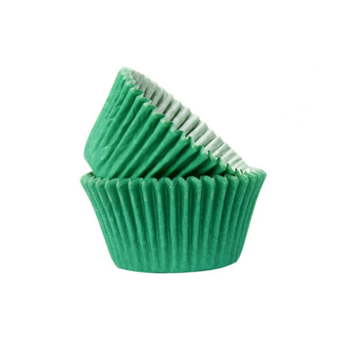 cupcake case dark green