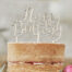 gingerray cake topper wooden happy birthday
