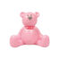 christening pink teddy bear