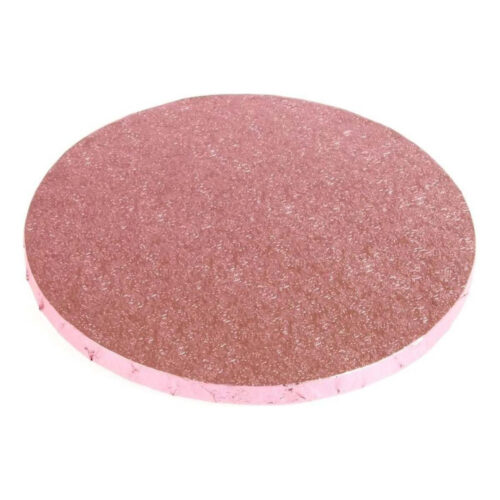 round cake drum pink board