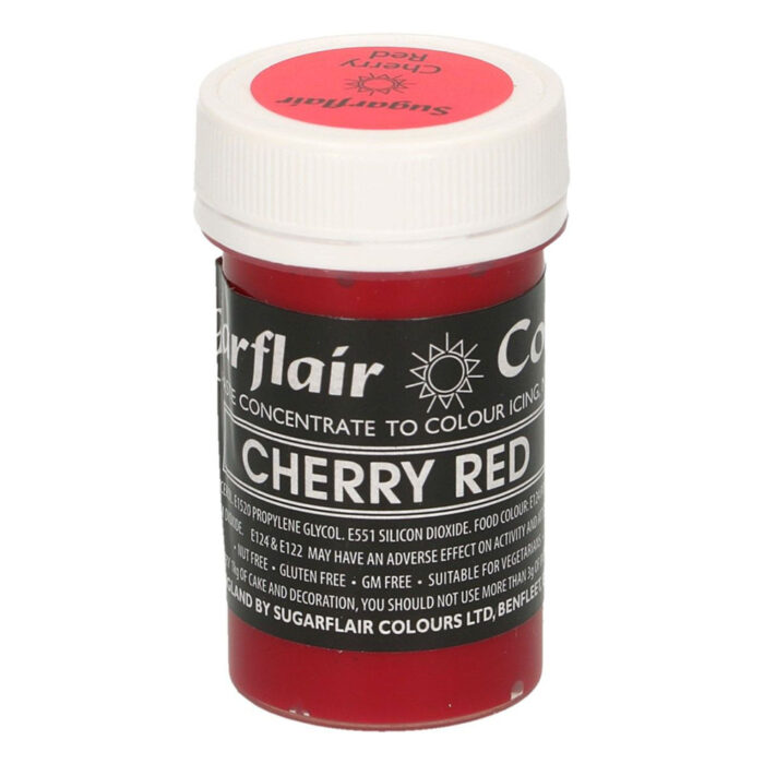 sugarflair cherry red