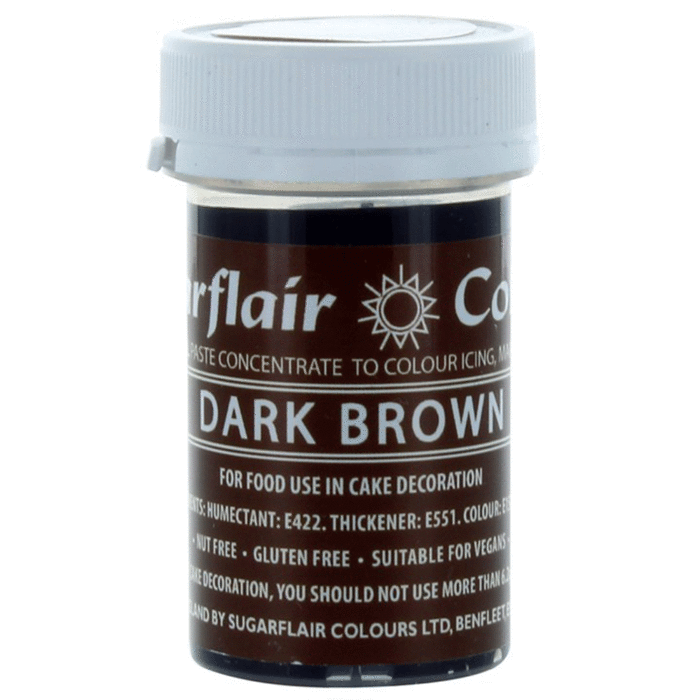 sugarflair dark brown