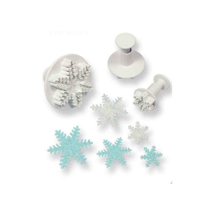 pme snowflake plunger cutters set of 3