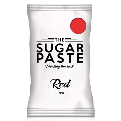 the sugar paste red 1kg