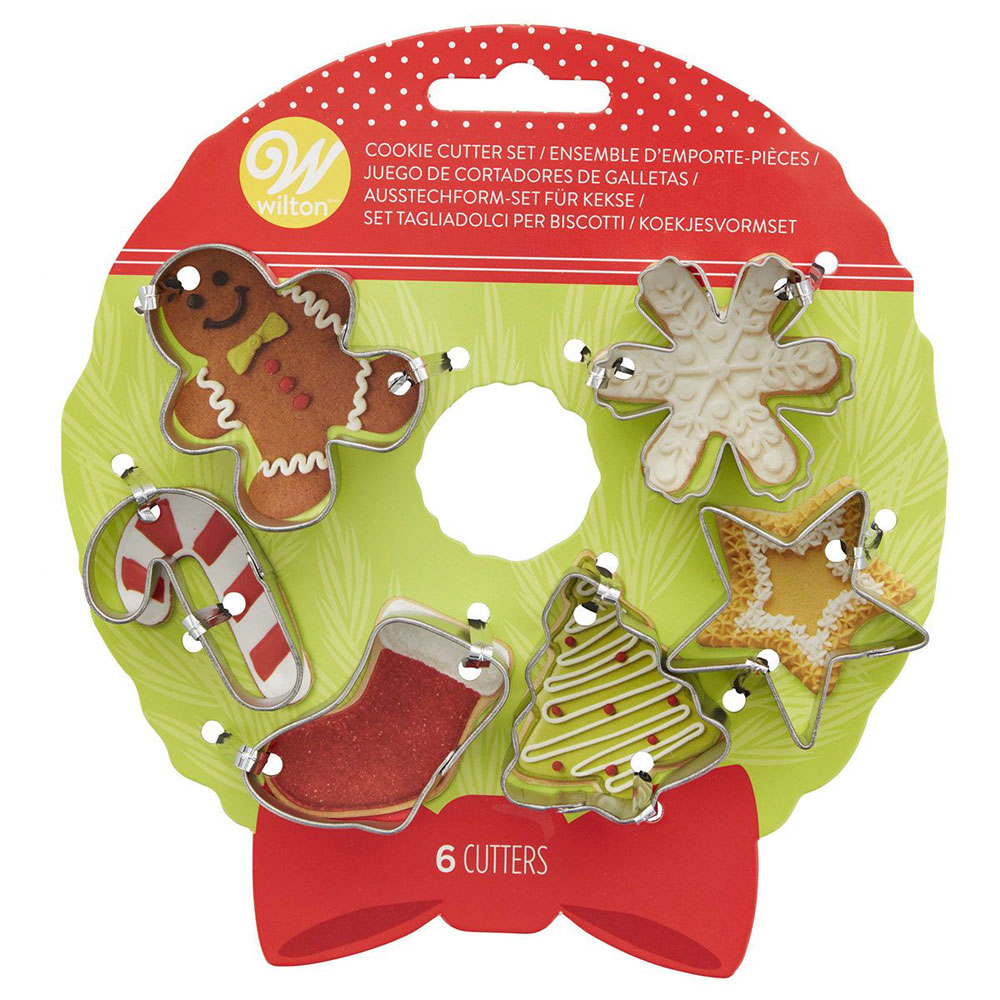 christmas wreath mini cookie cutter