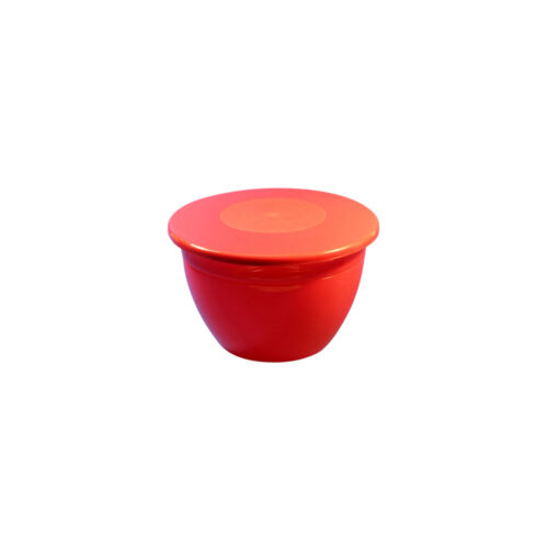 1lb Pudding Bowl Lid Red