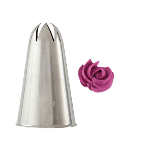 2D flower nozzle piping tip