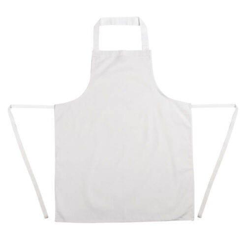 apron white no pocket