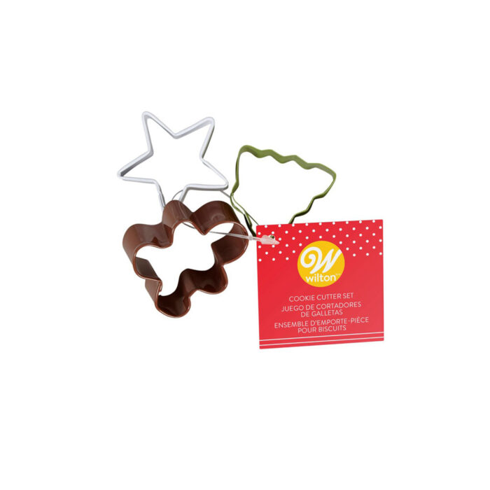 cookie cutter set of 3 christmas