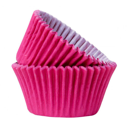 Fuchsia pink cupcake case