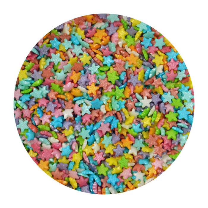 mini star rainbow sprinkles