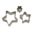 pme set of 3 stainless star cutters