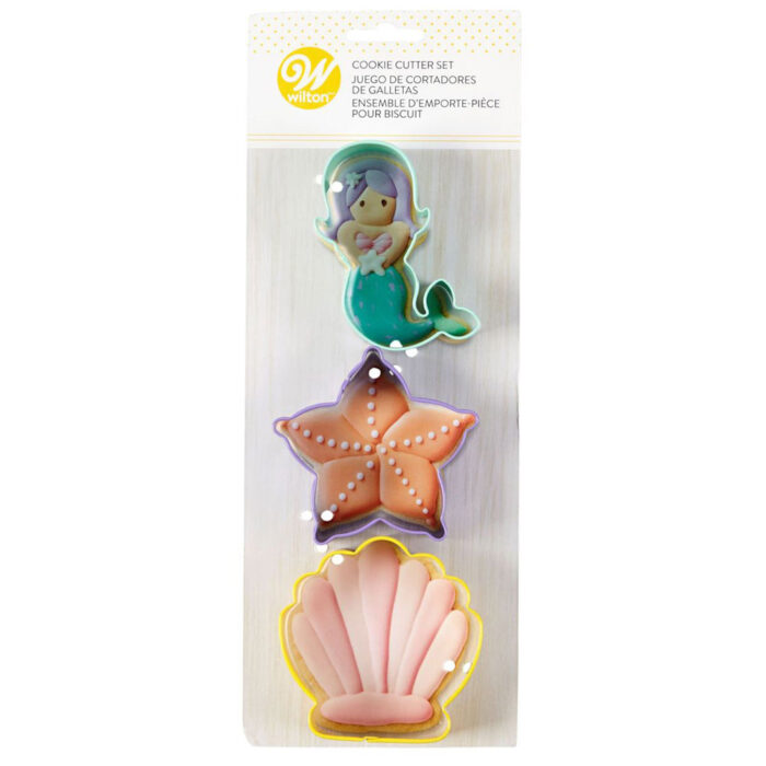 mermaid cookie cutter set