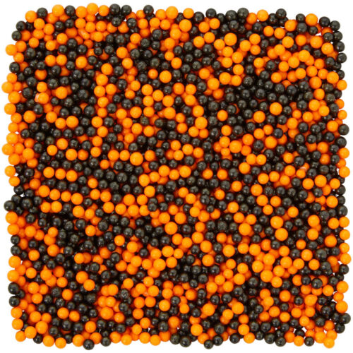 orange and black nonpareils
