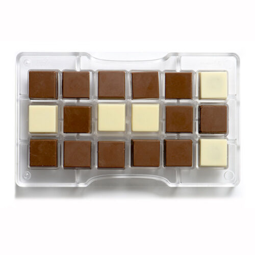 square chocolate mould