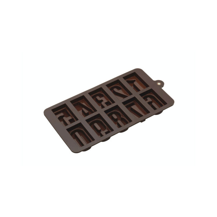 number chocolate mould