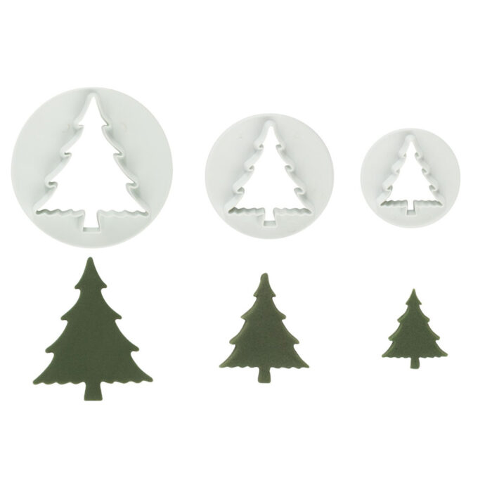 set of 3 christmas tree cutter