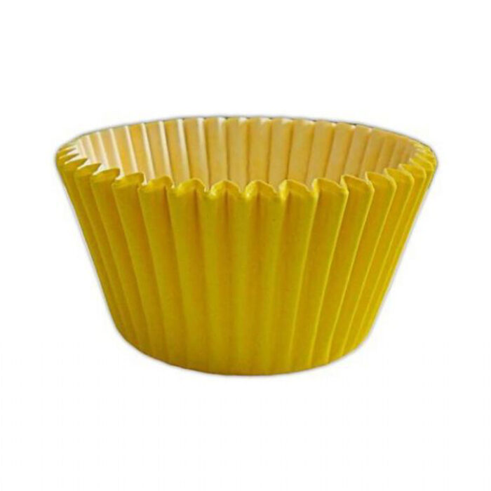 yellow cupcake case