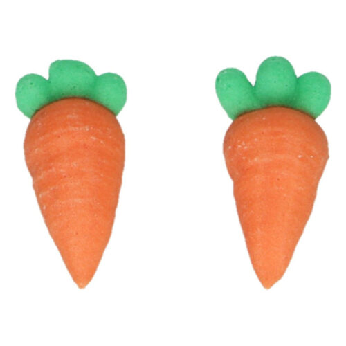 carrot sugar piping decoration