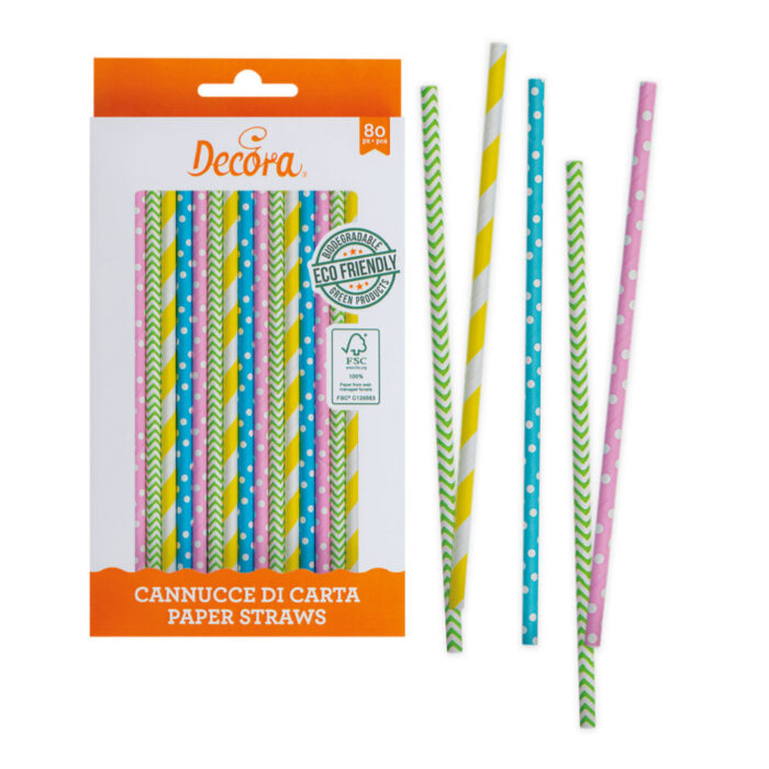spring paper straws