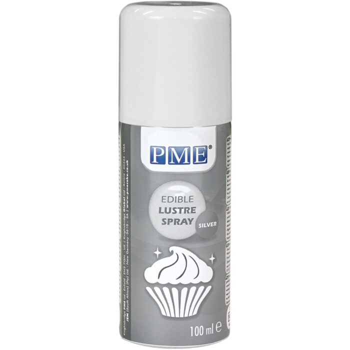 PME Edible Lustre Spray Silver